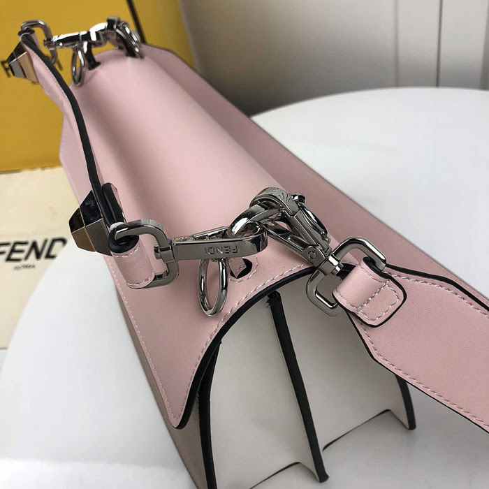 FENDI芬迪 時裝秀款 皮革手袋 可以斜挎或者手提  fd1375