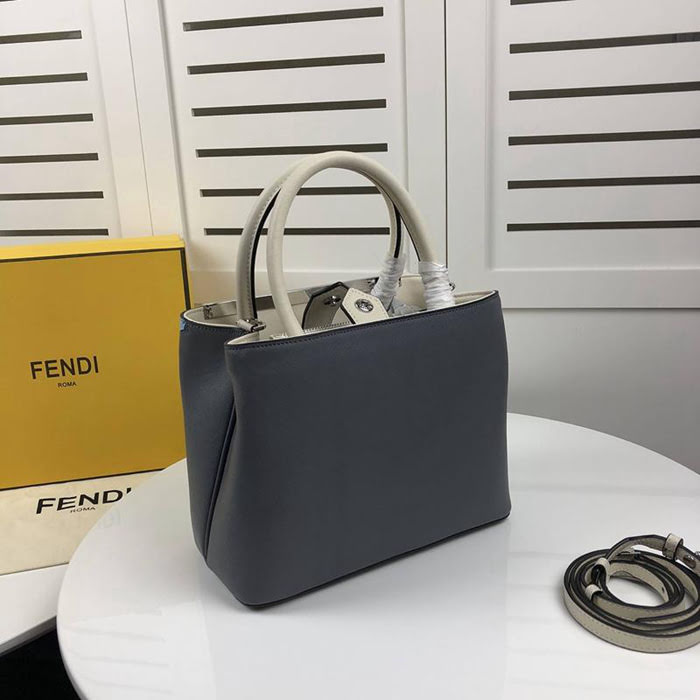 FENDI芬迪 PETITE 2JOURS精美小牛皮托特包 雙提手包  fd1379