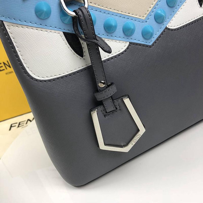 FENDI芬迪 PETITE 2JOURS精美小牛皮托特包 雙提手包  fd1379