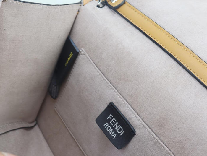 FENDI芬迪 原單爆款 kani 翻蓋手袋 翻蓋綴以同色系穿繩及小蝴蝶結 可斜背或手拿 fd1405