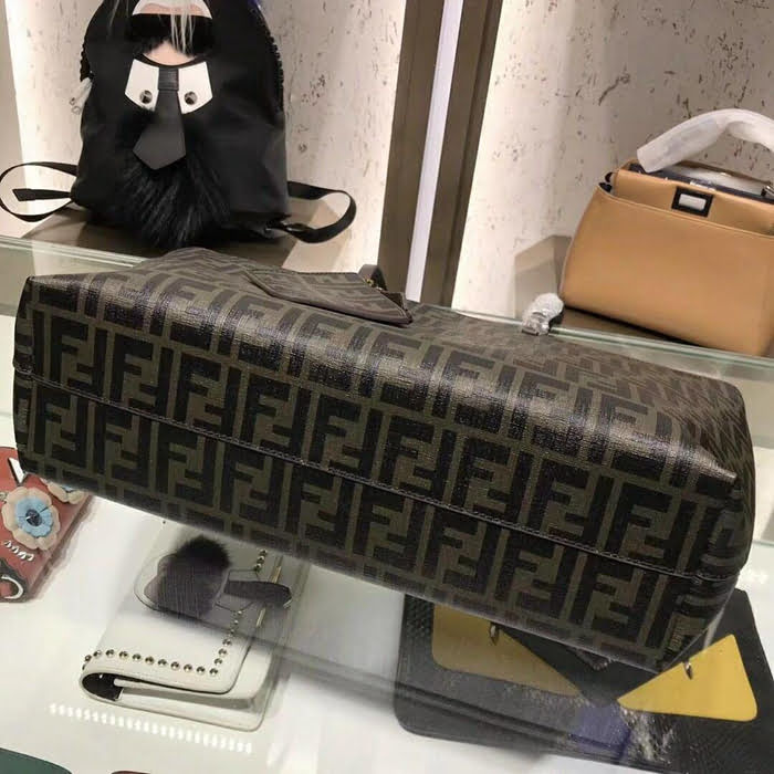 法國 Fendi芬迪購物包 手提單肩女包 FF經典配搭獨特的小零錢包 記憶體容量超大 超級百搭款 fd1417