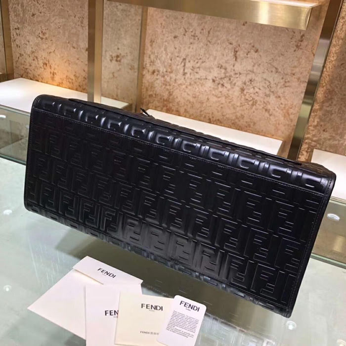 FENDI芬迪 RUNAWAY SHOPPING 大型款式購物袋 硬質橢圓形雙手挽 fd1418