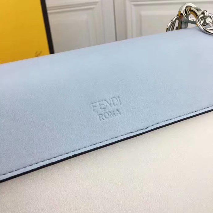 FENDI芬迪 大號fendi KAN I手袋 飾以最新FENDI F LOGO 可斜背或手拿 8806  fd1423