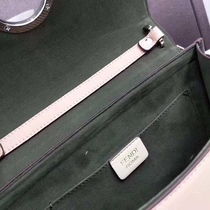 FENDI芬迪 大號fendi KAN I手袋 飾以最新FENDI F LOGO 可斜背或手拿 8807  fd1424