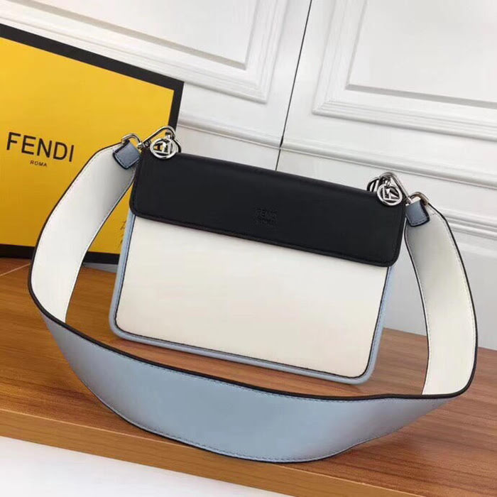 FENDI芬迪 大號fendi KAN I手袋 飾以最新FENDI F LOGO 可斜背或手拿 8808  fd1425
