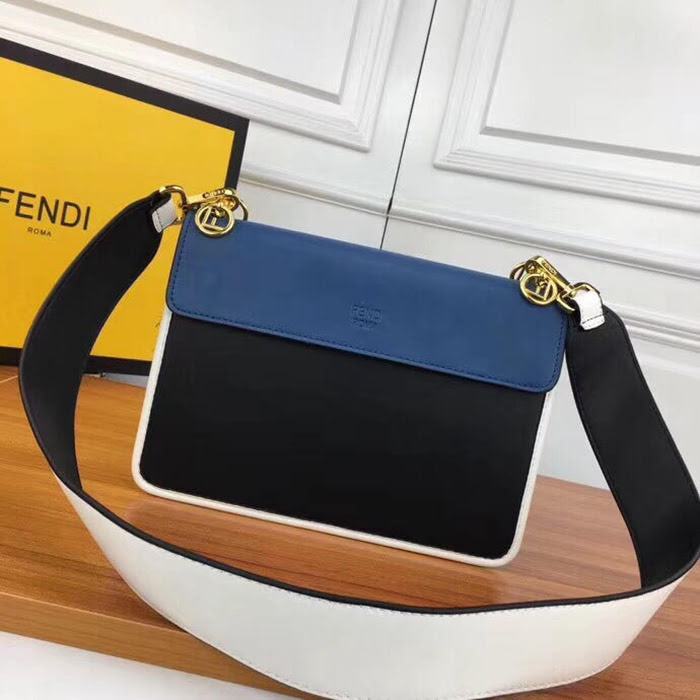 FENDI芬迪 大號fendi KAN I手袋 飾以最新FENDI F LOGO 可斜背或手拿 8809  fd1426