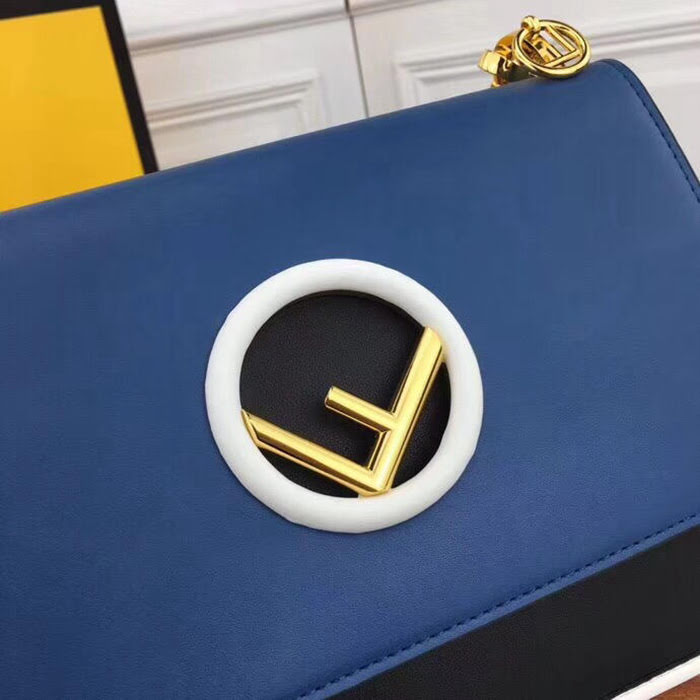 FENDI芬迪 大號fendi KAN I手袋 飾以最新FENDI F LOGO 可斜背或手拿 8809  fd1426