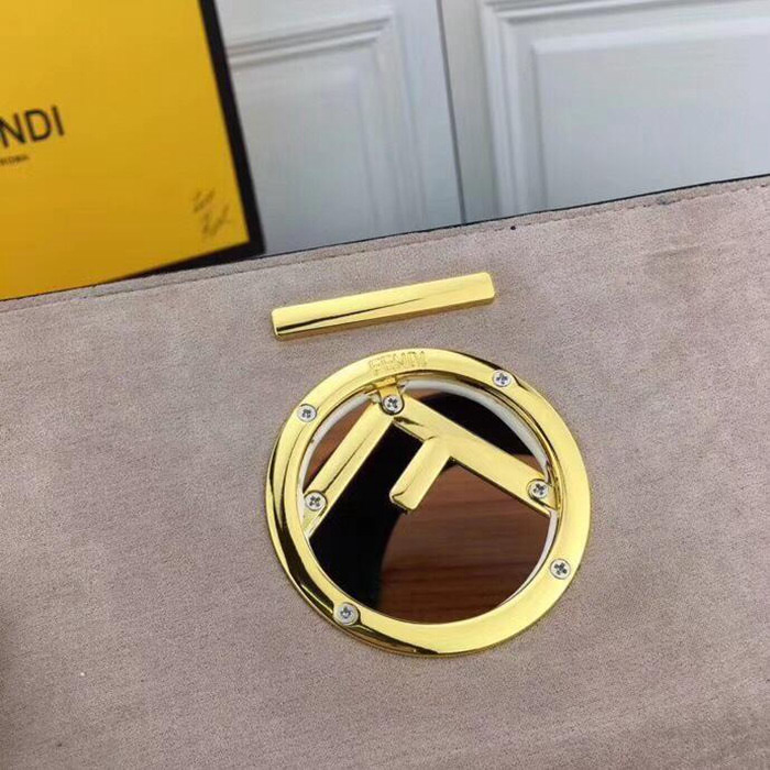 FENDI芬迪 大號fendi KAN I手袋 飾以最新FENDI F LOGO 可斜背或手拿 8809  fd1426