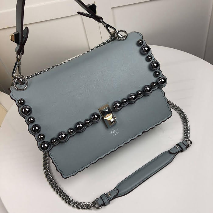 FENDI芬迪 大號 Fendi 2018 秋冬新款 Kani翻蓋式手袋 可斜背亦可手提 088  fd1458