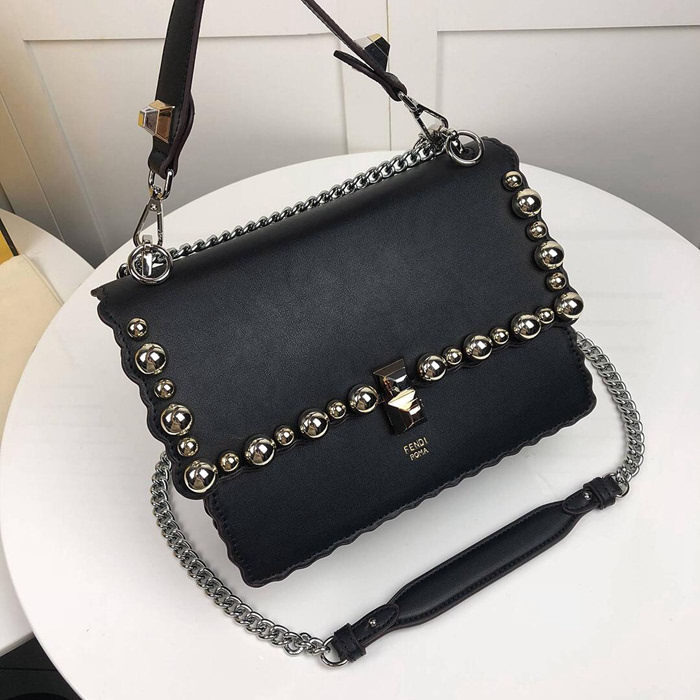 FENDI芬迪 大號 Fendi 2018 秋冬新款 Kani翻蓋式手袋 可斜背亦可手提 088  fd1460