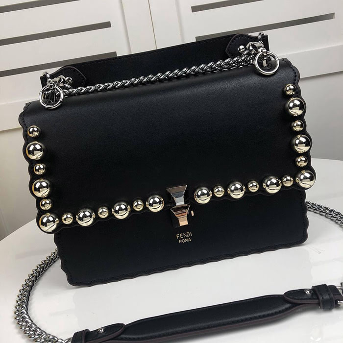 FENDI芬迪 大號 Fendi 2018 秋冬新款 Kani翻蓋式手袋 可斜背亦可手提 088  fd1460