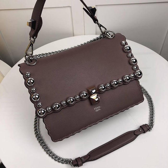 FENDI芬迪 大號 Fendi 2018 秋冬新款 Kani翻蓋式手袋 可斜背亦可手提 088  fd1461