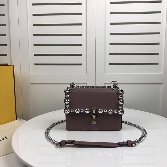 FENDI芬迪 小號 Fendi 2018 秋冬新款 Kani翻蓋式手袋 可斜背亦可手提 088  fd1467