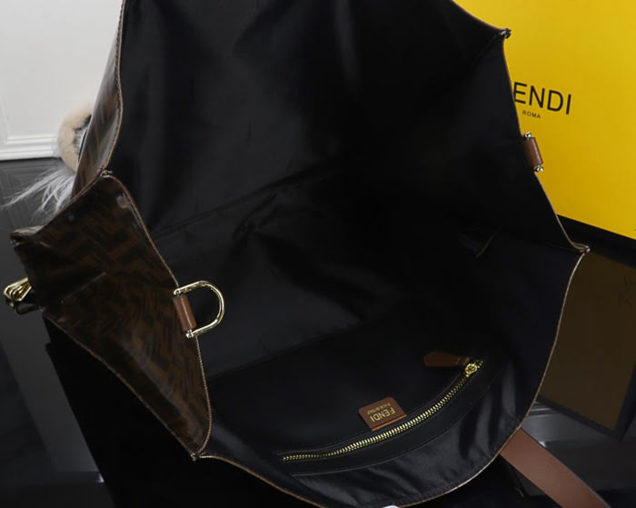 FENDI芬迪 專櫃新品 芬迪經典字母女士購物袋 手提包 單肩包 托特包 0989  fd1474