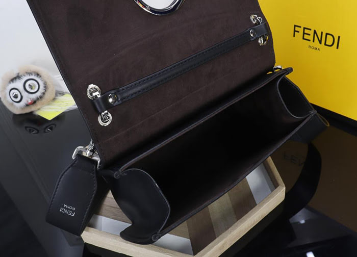 FENDI芬迪 最新系列 Kan I款0999 牛皮 秋冬最新五金扣 FENDI F LOGO  fd1480