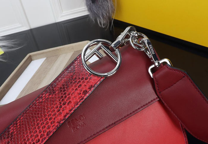 FENDI芬迪 最新款對版 Fendi 最新系列 Kan I款0995 牛皮秋冬最新五金扣 FENDI F LOGO  fd1494