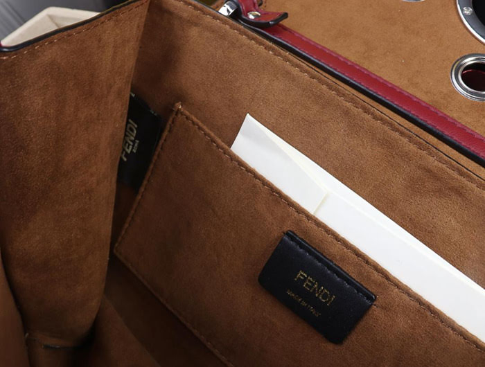 FENDI芬迪 最新款對版 Fendi 最新系列 Kan I款0995 牛皮秋冬最新五金扣 FENDI F LOGO  fd1494