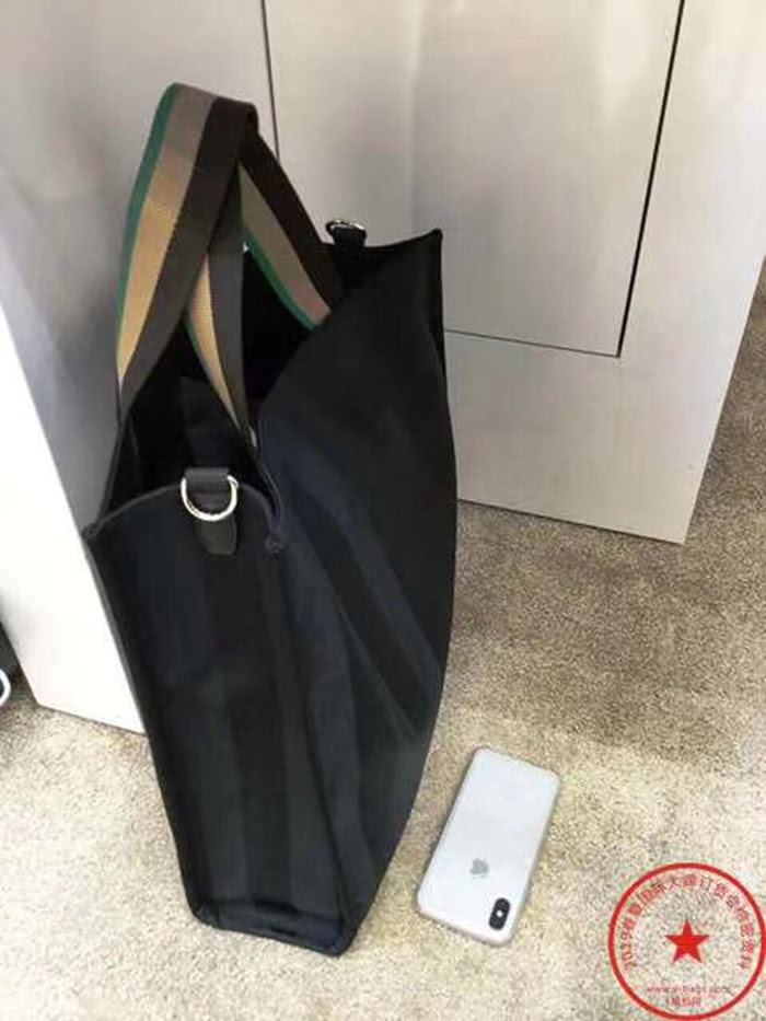 FENDI芬迪 進口FENDI專用布料 專門訂制手腕織帶 三色漸變 時尚休閒 手提購物包  fd1512