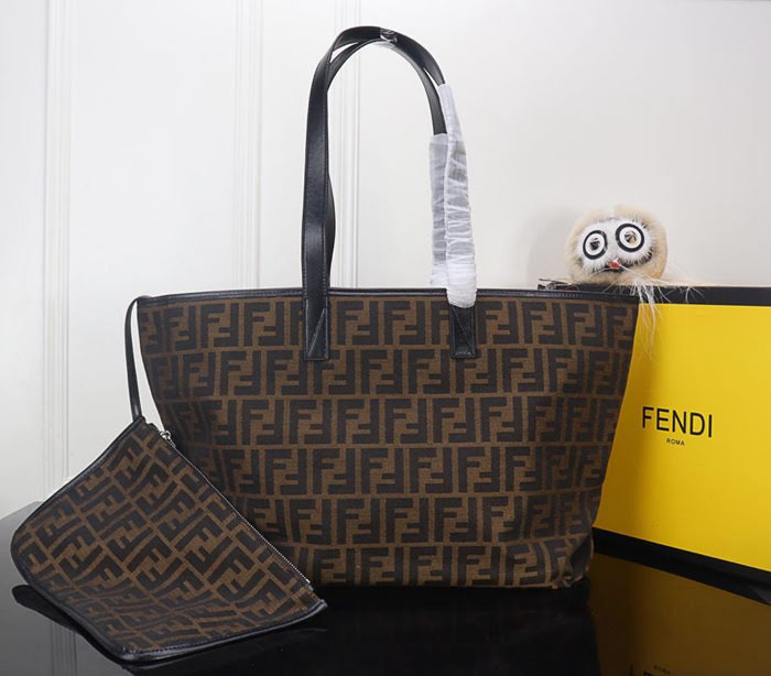 FENDI芬迪 Vintage Fendi 老花 雙F中號購物包 時尚造就永恆的經典  fd1513