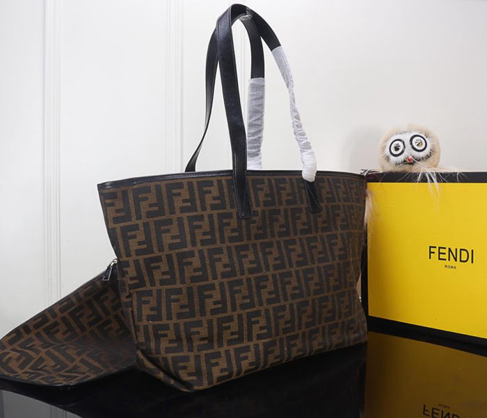 FENDI芬迪 Vintage Fendi 老花 雙F中號購物包 時尚造就永恆的經典  fd1513