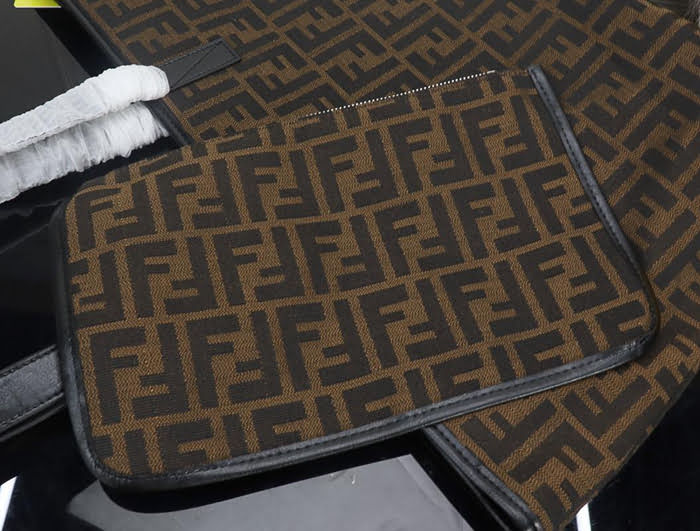 FENDI芬迪 Vintage Fendi 老花 雙F中號購物包 時尚造就永恆的經典  fd1513