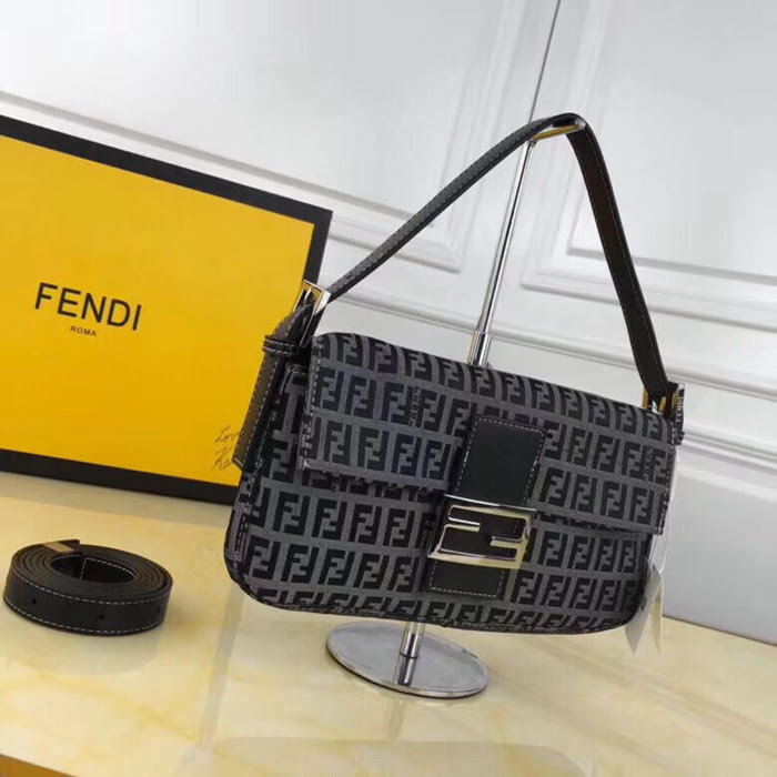 FENDI芬迪 小花法棍包 時尚手提肩背包  fd1514