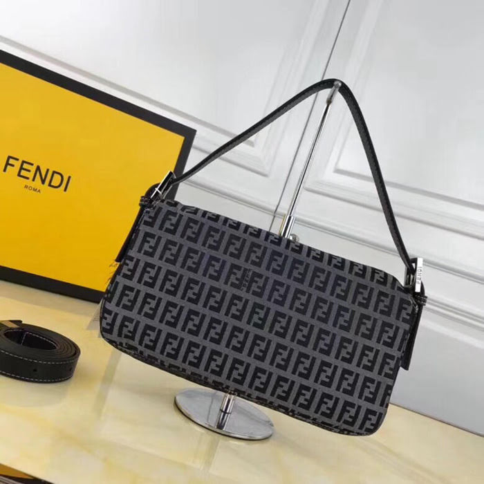 FENDI芬迪 小花法棍包 時尚手提肩背包  fd1514