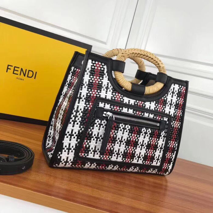 FENDI芬迪 FENDI KAN I F手工編織系列 手提 斜挎雙用 8831  fd1648