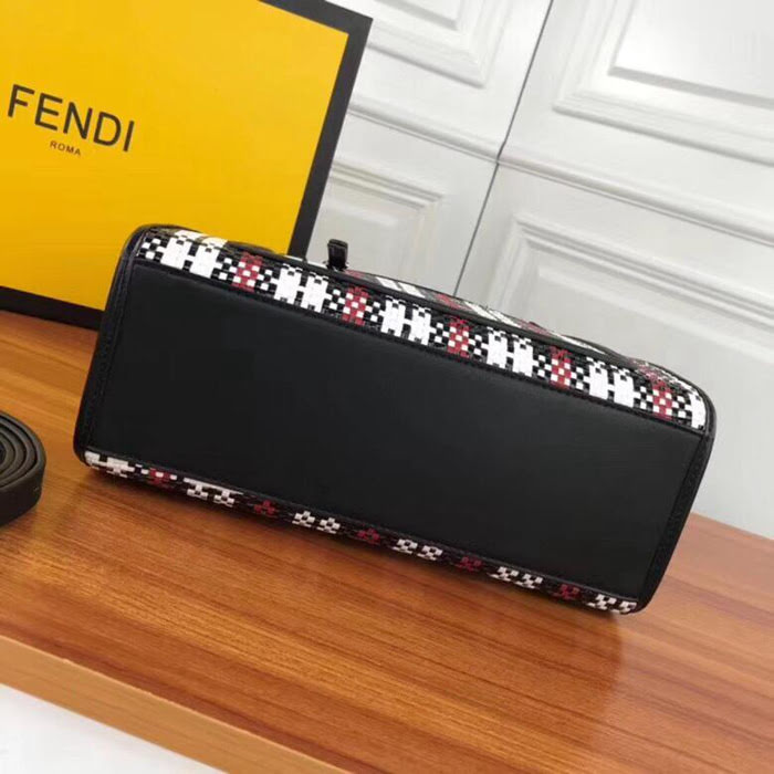 FENDI芬迪 FENDI KAN I F手工編織系列 手提 斜挎雙用 8831  fd1648