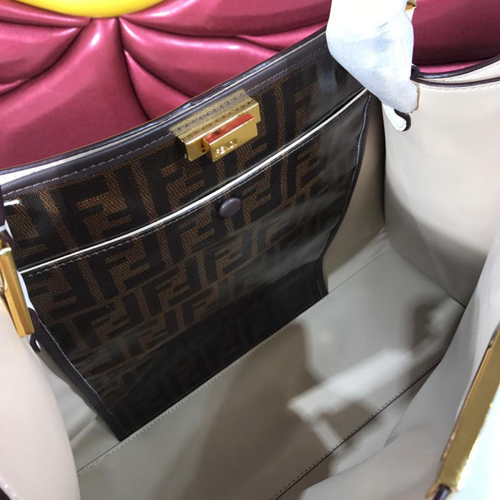 FENDI芬迪 peekaboo新款 大型手提包 市場首家全對版專櫃 單手提 可肩背 2808#  fd1768