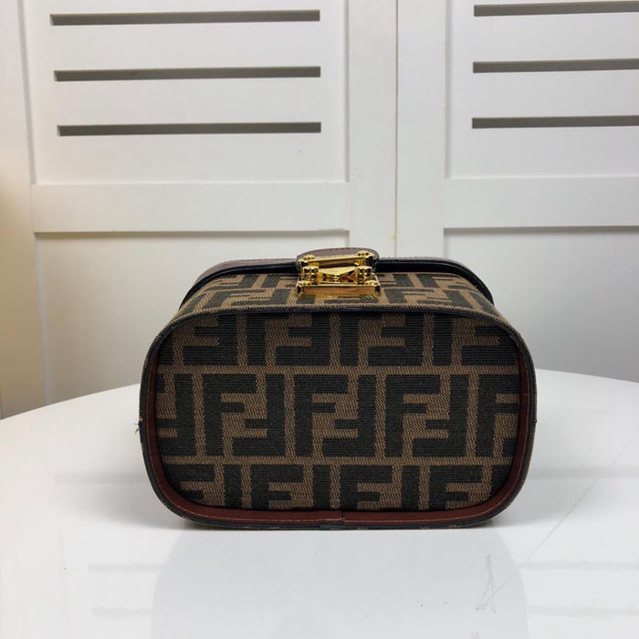 FENDI芬迪 原單品質Fendi超火的vintage老花箱子 中古界限量版 經典色老花 F0810   fd1786