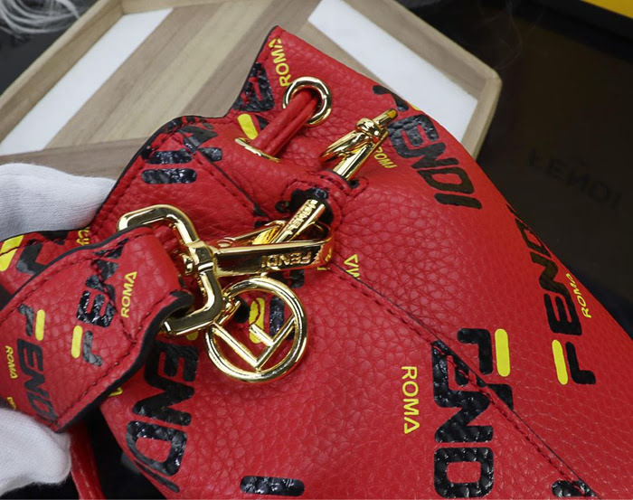 FENDI芬迪 新款 Fendi MINI BUCKET 雙F經典女包 可手提 亦可斜挎 8880  fd1791