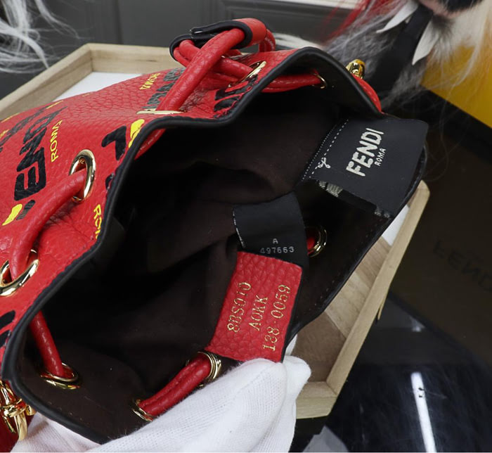FENDI芬迪 新款 Fendi MINI BUCKET 雙F經典女包 可手提 亦可斜挎 8880  fd1791