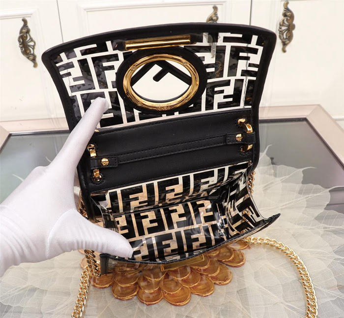 FENDI芬迪 原單FENDI 小號時尚果凍美包 防凍裂高溫UV 配頭層牛皮 2018  fd1806