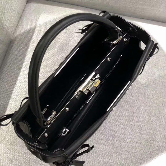 FENDI芬迪 最新編織 蝴蝶結peekaboo 手提包單肩包  fd1835
