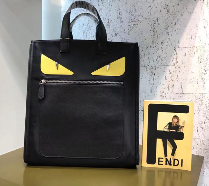 FENDI芬迪 優質尼龍購物袋 雙手提 內部附帶小口袋 8252  fd1839