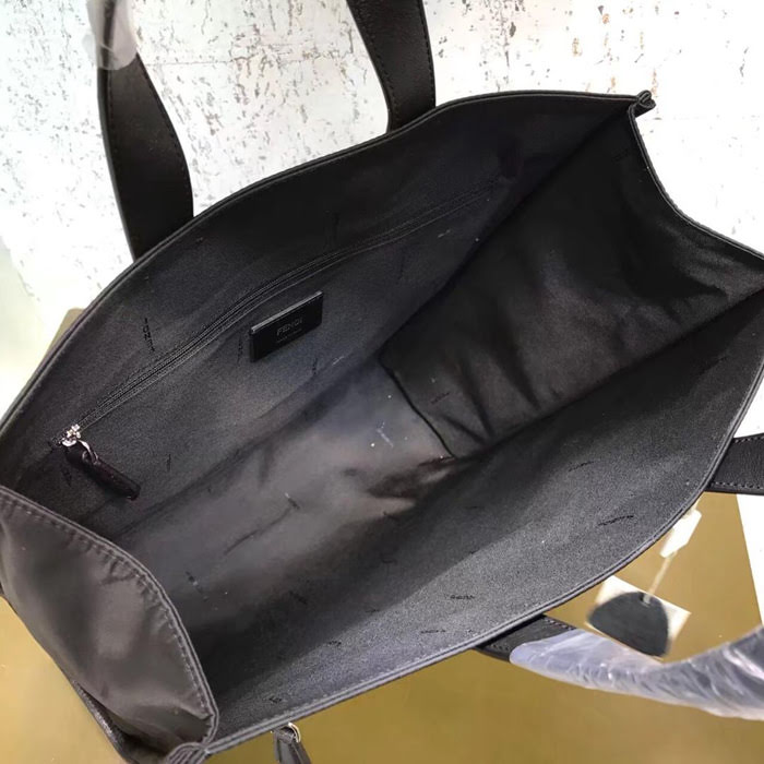 FENDI芬迪 優質尼龍購物袋 雙手提 內部附帶小口袋 8252  fd1839