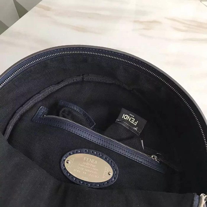 FENDI芬迪 239背包 帶打釘鑲嵌裝飾 BAG BUGS圖案雙肩包  fd1841