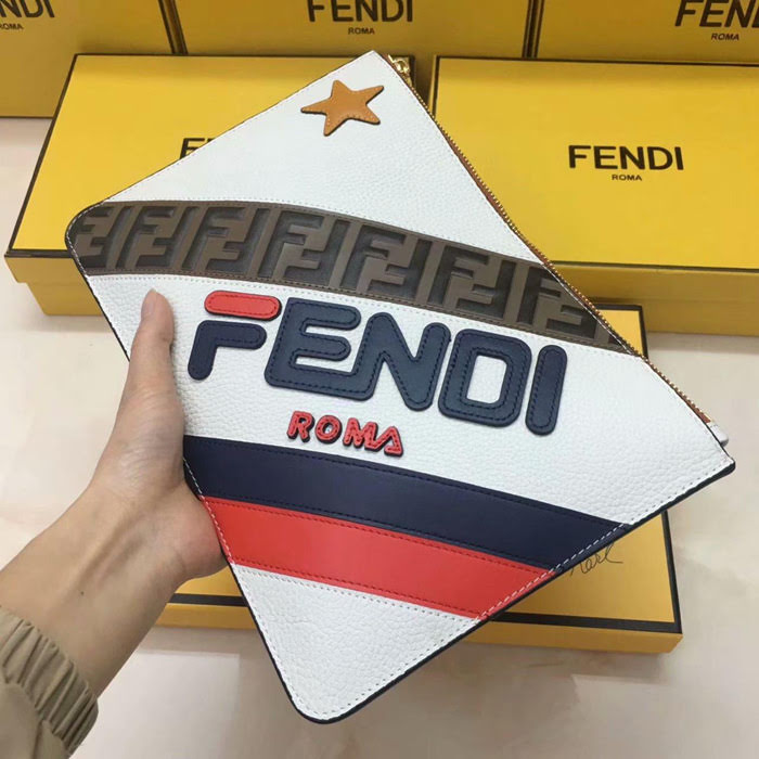 FENDI芬迪 原單 小怪獸新款手包 原版牛皮 潮男潮女必備單品  fd1855