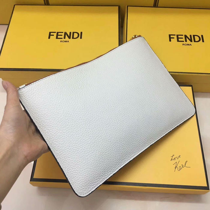 FENDI芬迪 原單 小怪獸新款手包 原版牛皮 潮男潮女必備單品  fd1855