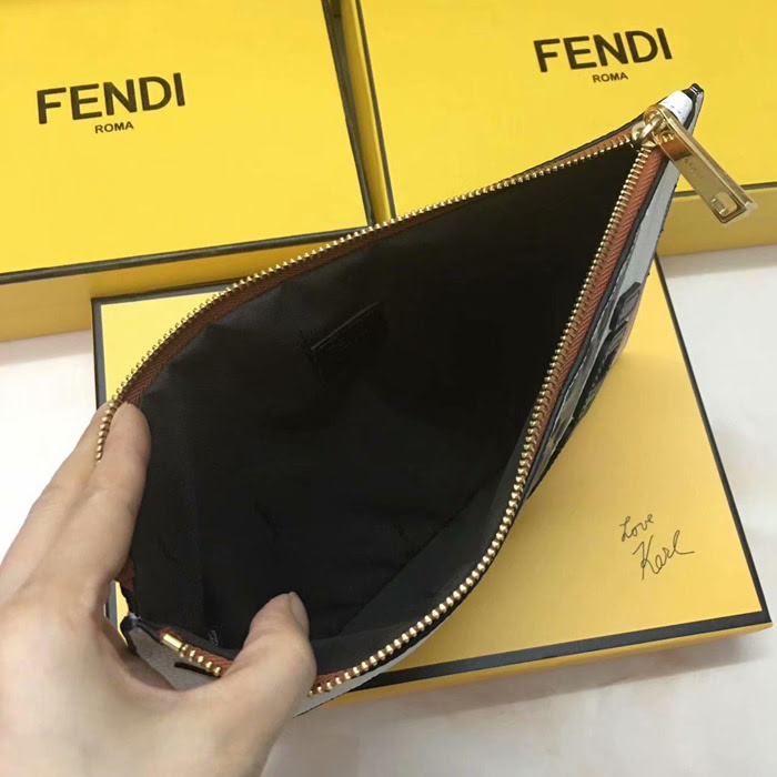 FENDI芬迪 原單 小怪獸新款手包 原版牛皮 潮男潮女必備單品  fd1855