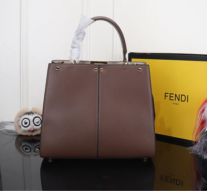 FENDI芬迪 全新Peekaboo X-Lite系列手袋 手提肩背包 3306  fd1859