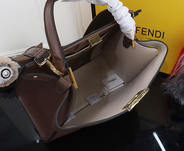 FENDI芬迪 全新Peekaboo X-Lite系列手袋 手提肩背包 3306  fd1859