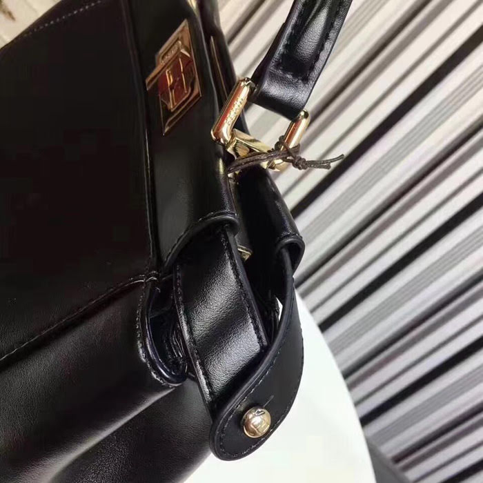 FENDI芬迪 小貓包 Peekaboo 平紋手袋 大號 手提肩背包  fd1866