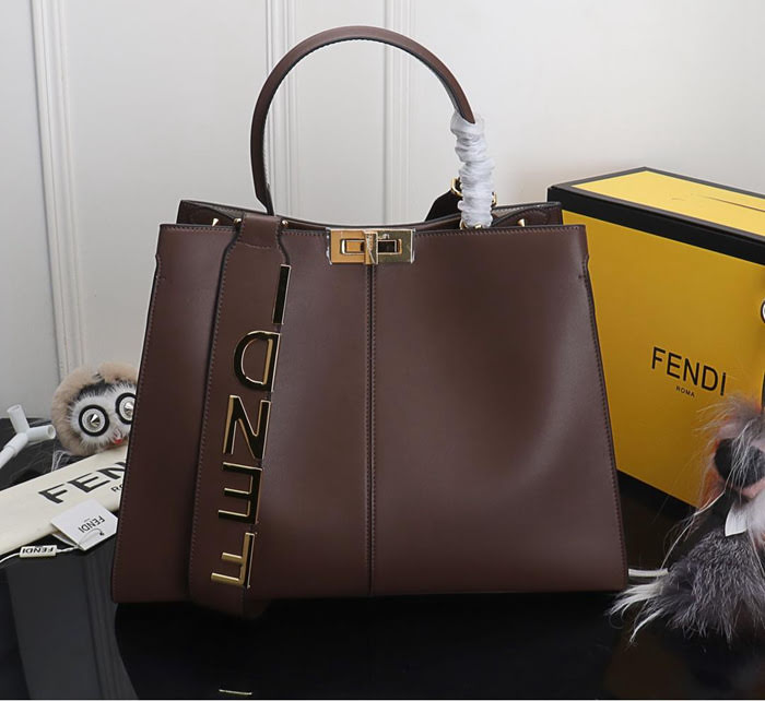 FENDI芬迪 爆款來襲 全新Peekaboo X-Lite系列手袋 可手提肩背 3307  fd1890