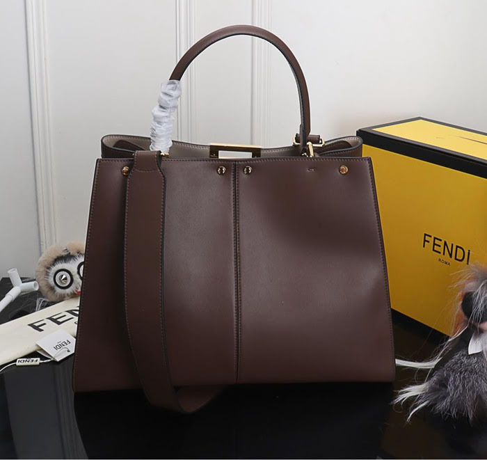 FENDI芬迪 爆款來襲 全新Peekaboo X-Lite系列手袋 可手提肩背 3307  fd1890