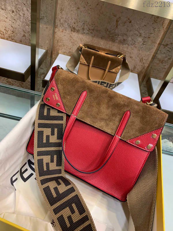 FENDI女包 FENDI FLIP手袋  大號 芬迪手提包 肩背斜挎女包  fdz2213