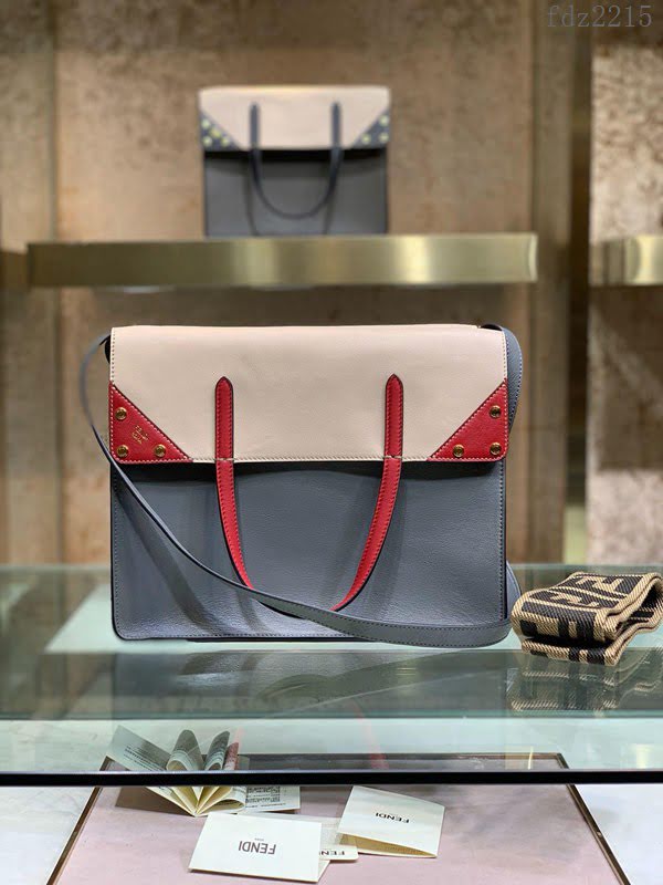 FENDI女包 FENDI FLIP手袋  大號 芬迪手提包 肩背斜挎女包  fdz2215