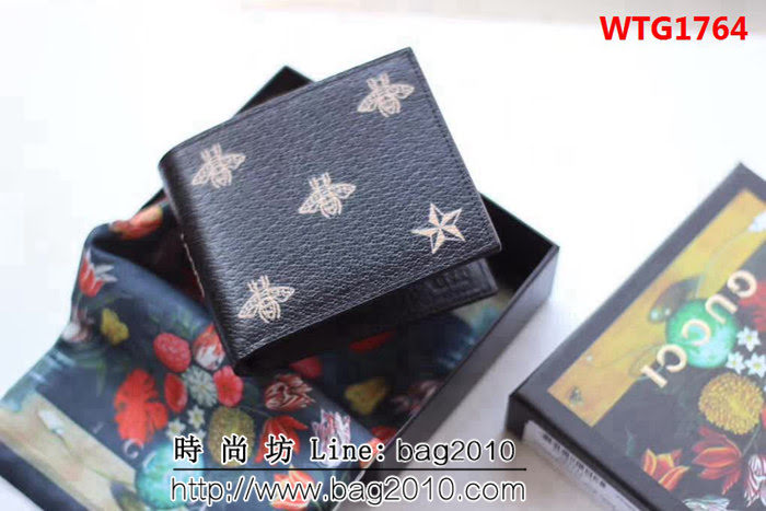 GUCCI古馳 全網獨家供貨 原廠材料 經典款 男士錢包 495055 WTG1764