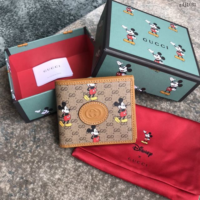 Gucci錢包 古馳新款翻蓋錢包 花朵刺繡 Gucci女錢包 499313紅色全皮  gdj1086